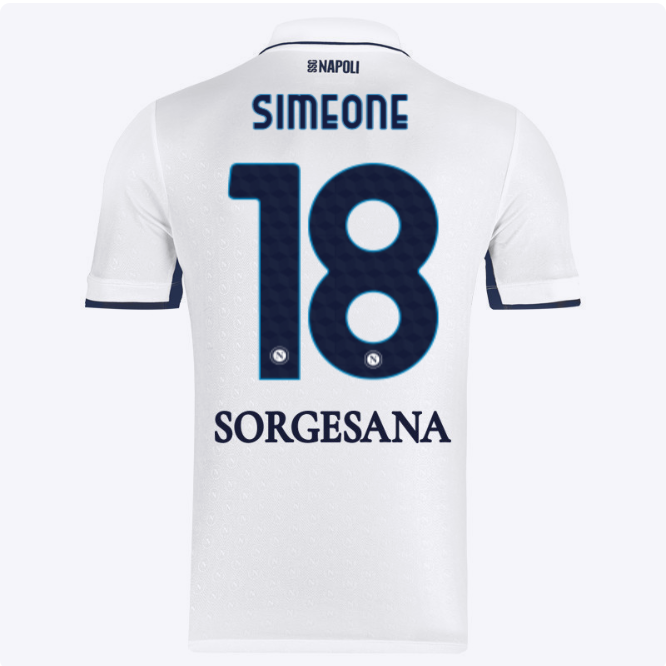 ssc neapel auswärtstrikot 20242025 – 18 – giovanni simeone Kategorie | SSC Napoli Trikots für Wahre Fans