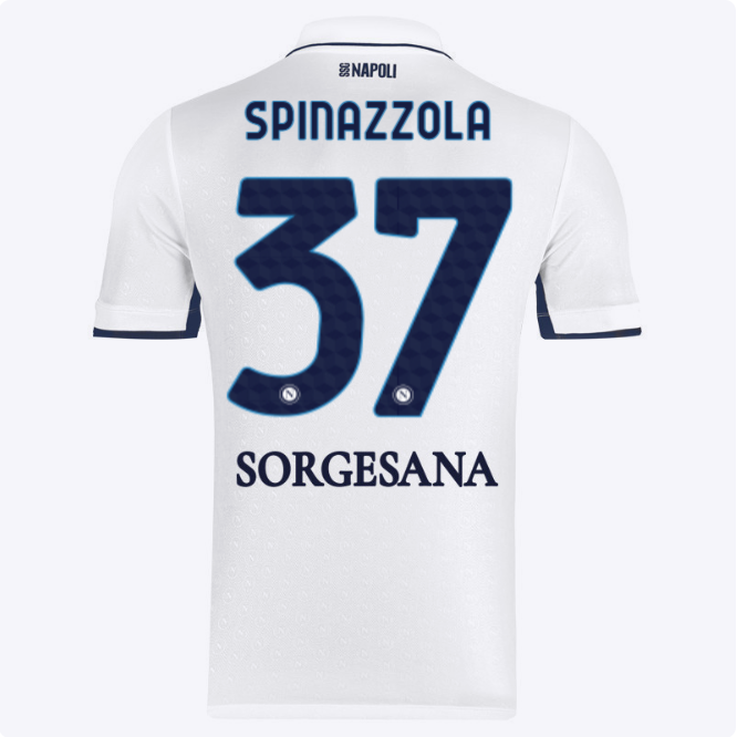 ssc neapel auswärtstrikot 20242025 – 37 – leonardo spinazzola Kategorie | SSC Napoli Trikots für Wahre Fans