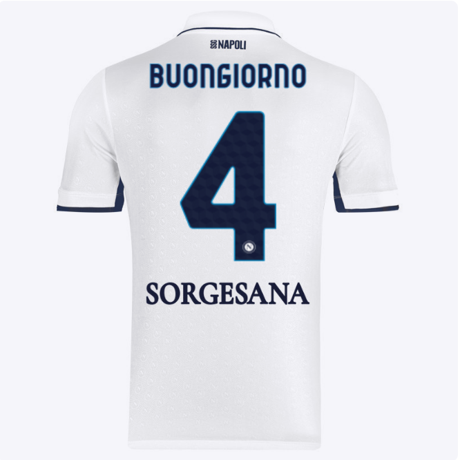 ssc neapel auswärtstrikot 20242025 – 4 – alessandro buongiorno Kategorie | SSC Napoli Trikots für Wahre Fans