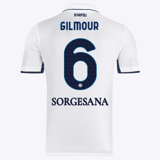 ssc neapel auswärtstrikot 20242025 – 6 – billy gilmour Kategorie | SSC Napoli Trikots für Wahre Fans
