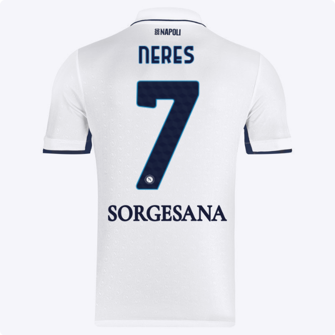 ssc neapel auswärtstrikot 20242025 – 7 – david neres Kategorie | SSC Napoli Trikots für Wahre Fans