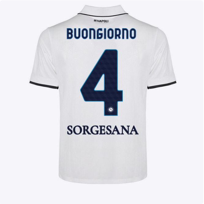 ssc neapel auswärtstrikot für kinder 20242025 – 4 – alessandro buongiorno Kategorie | SSC Napoli Trikots für Wahre Fans