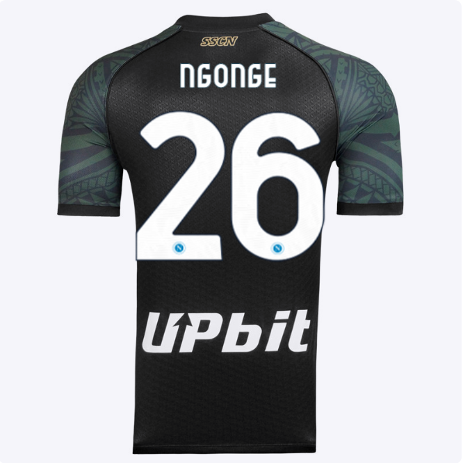ssc neapel drittes spieltrikot 20232024 – 26 – cyril ngonge Kategorie | SSC Napoli Trikots für Wahre Fans