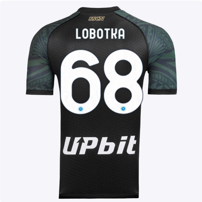ssc neapel drittes spieltrikot 20232024 – 68 – stanislav lobotka Kategorie | SSC Napoli Trikots für Wahre Fans