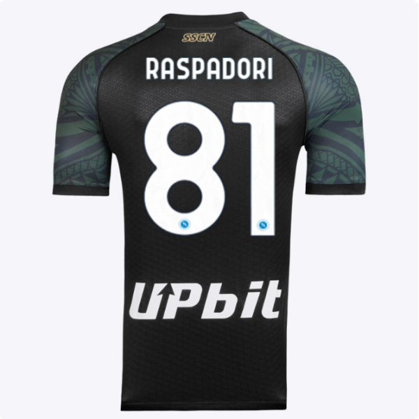 ssc neapel drittes spieltrikot 20232024 – 81 – giacomo raspadori Kategorie | SSC Napoli Trikots für Wahre Fans