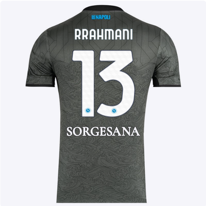 ssc neapel drittes spieltrikot 20242025 – 13 – amir rrahmani Kategorie | SSC Napoli Trikots für Wahre Fans