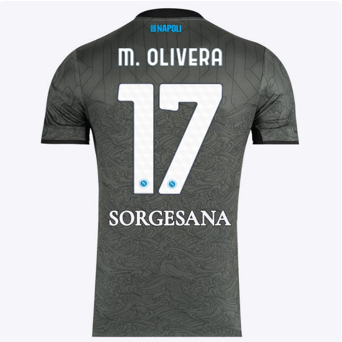 ssc neapel drittes spieltrikot 20242025 – 17 – mathías olivera Kategorie | SSC Napoli Trikots für Wahre Fans