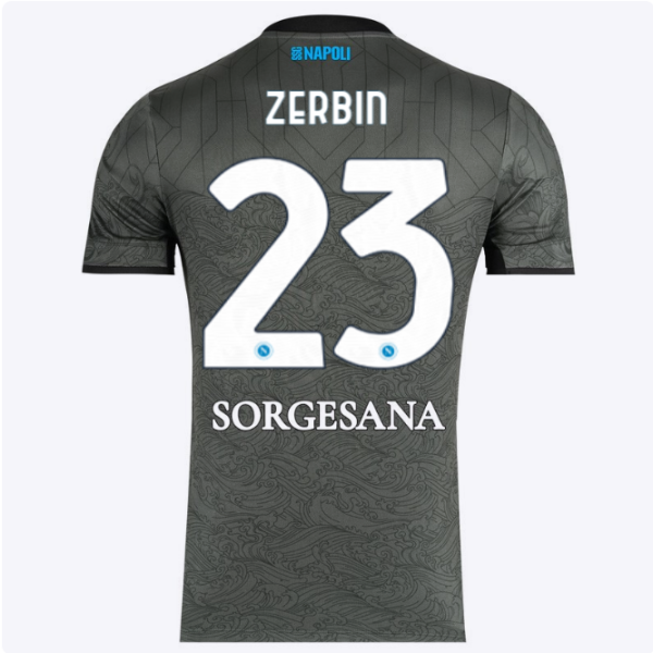 ssc neapel drittes spieltrikot 20242025 – 23 – alessio zerbin Kategorie | SSC Napoli Trikots für Wahre Fans