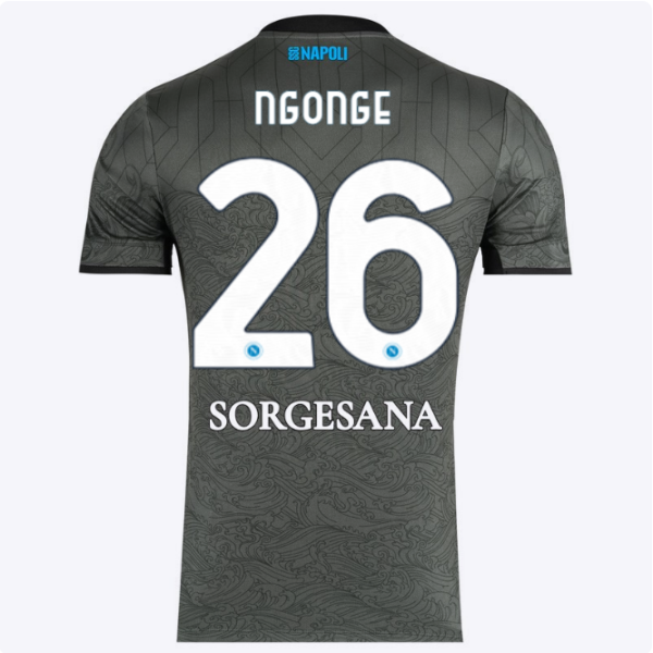 ssc neapel drittes spieltrikot 20242025 – 26 – cyril ngonge Kategorie | SSC Napoli Trikots für Wahre Fans