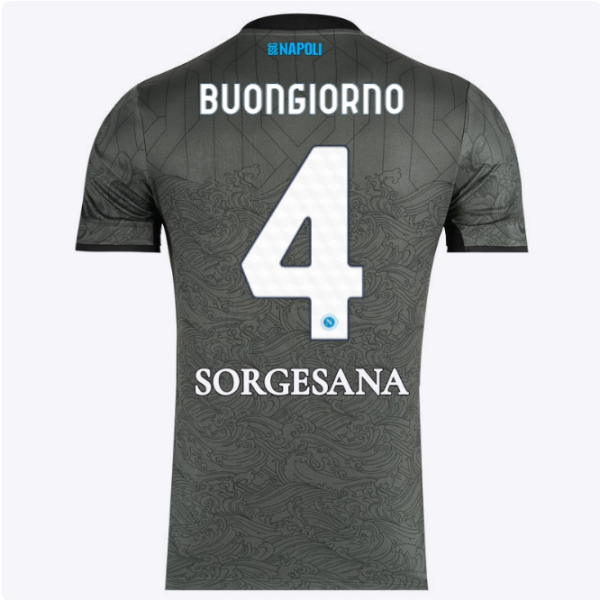 ssc neapel drittes spieltrikot 20242025 – 4 – alessandro buongiorno Kategorie | SSC Napoli Trikots für Wahre Fans