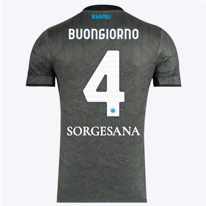 ssc neapel drittes spieltrikot 20242025 – 4 – alessandro buongiorno Kategorie | SSC Napoli Trikots für Wahre Fans
