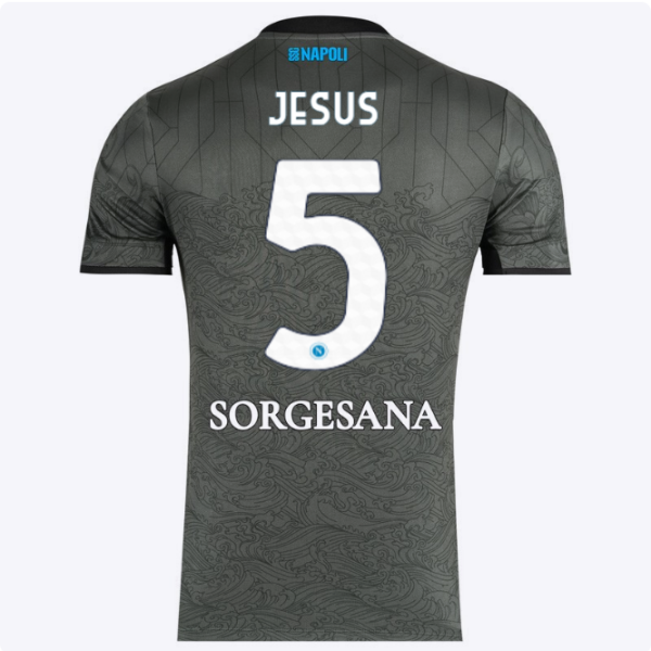 ssc neapel drittes spieltrikot 20242025 – 5 – juan jesus Kategorie | SSC Napoli Trikots für Wahre Fans