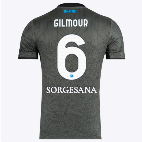 ssc neapel drittes spieltrikot 20242025 – 6 – billy gilmour Kategorie | SSC Napoli Trikots für Wahre Fans