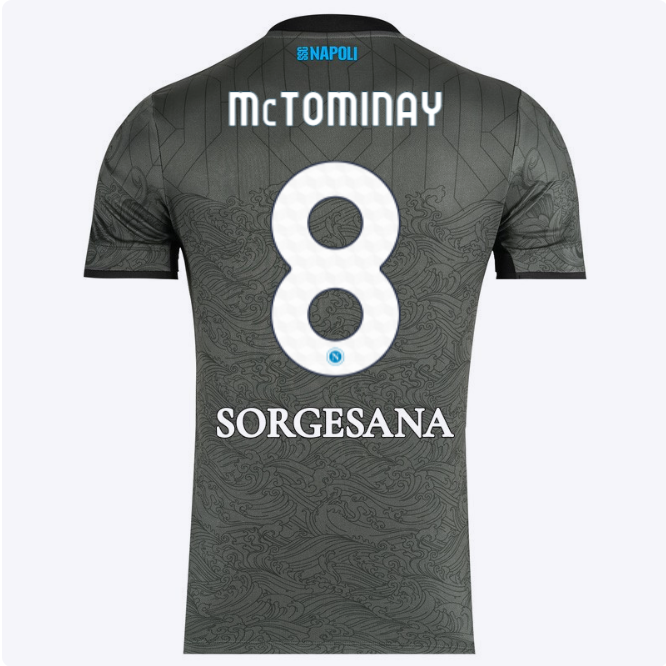 ssc neapel drittes spieltrikot 20242025 – 8 – scott mctominay Kategorie | SSC Napoli Trikots für Wahre Fans
