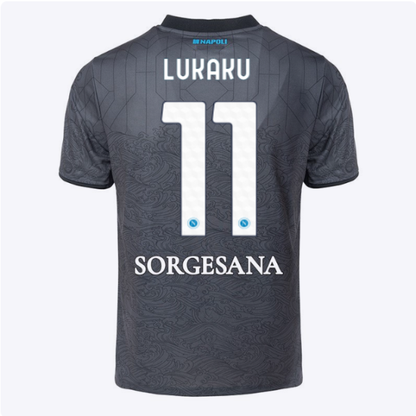 ssc neapel drittes spieltrikot für kinder 20242025 – 11 – romelu lukaku Kategorie | SSC Napoli Trikots für Wahre Fans