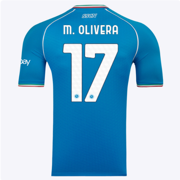 ssc neapel em-heimtrikot 20232024 – 17 – mathías olivera Kategorie | SSC Napoli Trikots für Wahre Fans