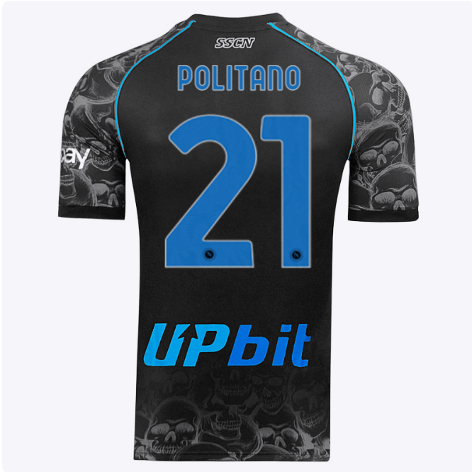 ssc neapel halloween-spieltrikot 20232024 – 21 – matteo politano Kategorie | SSC Napoli Trikots für Wahre Fans