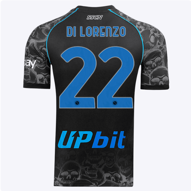 ssc neapel halloween-spieltrikot 20232024 – 22 – giovanni di lorenzo Kategorie | SSC Napoli Trikots für Wahre Fans