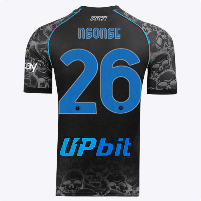 ssc neapel halloween-spieltrikot 20232024 – 26 – cyril ngonge Kategorie | SSC Napoli Trikots für Wahre Fans