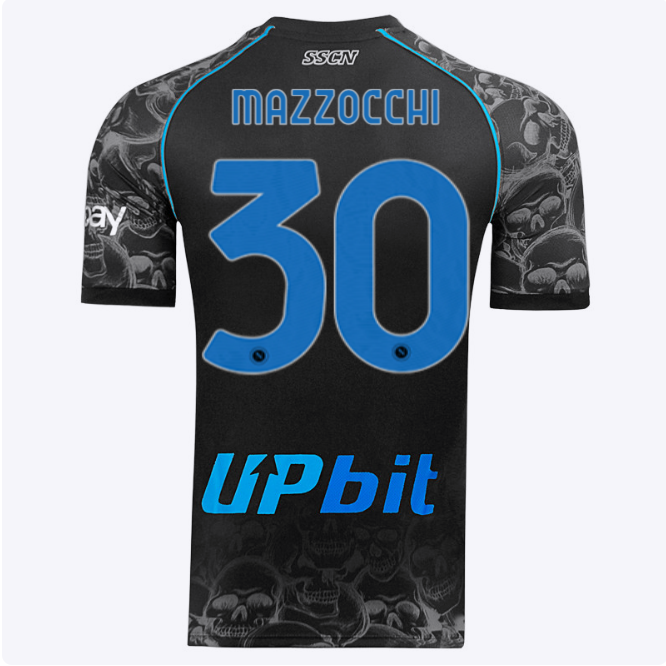 ssc neapel halloween-spieltrikot 20232024 – 30 – pasquale mazzocchi Kategorie | SSC Napoli Trikots für Wahre Fans