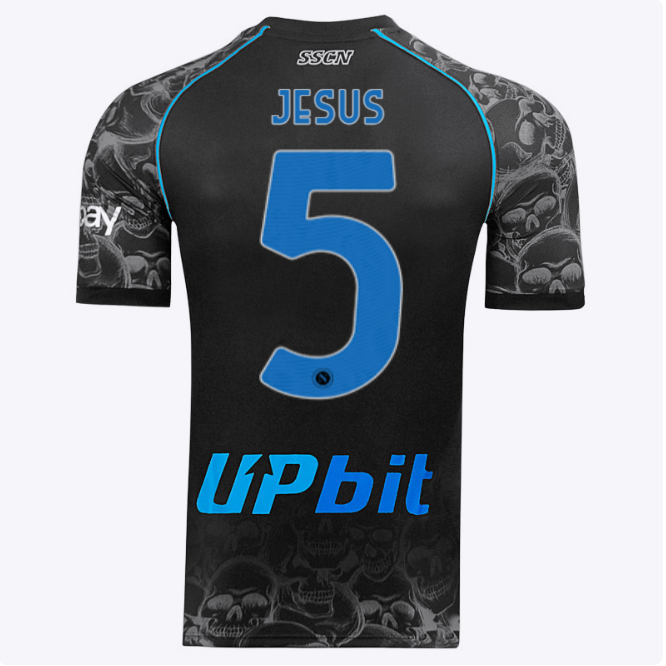 ssc neapel halloween-spieltrikot 20232024 – 5 – juan jesus Kategorie | SSC Napoli Trikots für Wahre Fans