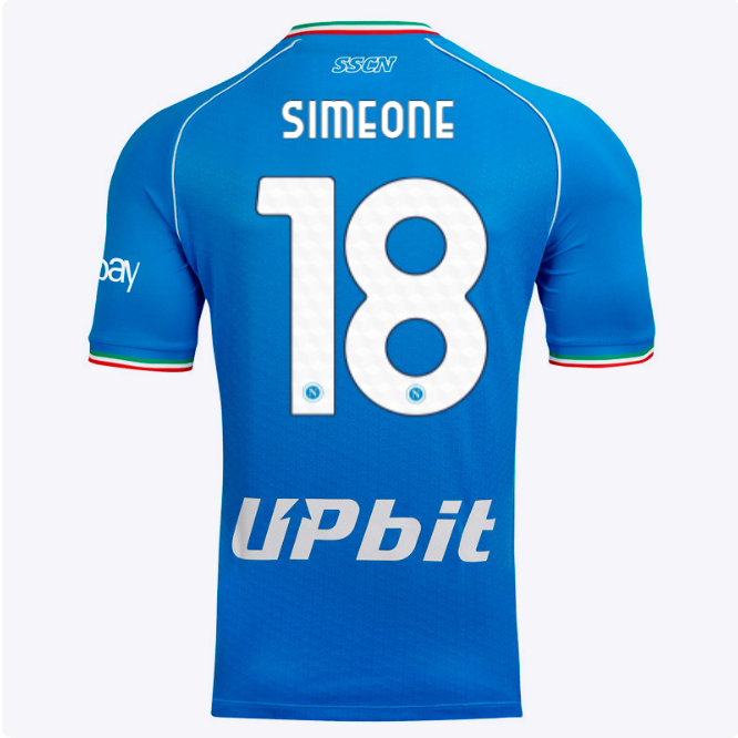 ssc neapel heimtrikot 20232024 – 18 – giovanni simeone Kategorie | SSC Napoli Trikots für Wahre Fans