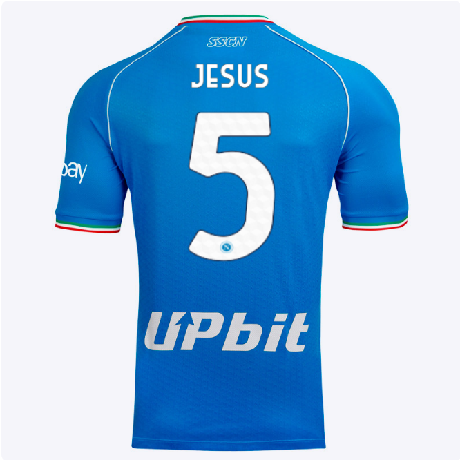 ssc neapel heimtrikot 20232024 – 5 – juan jesus Kategorie | SSC Napoli Trikots für Wahre Fans