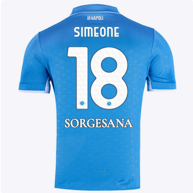 ssc neapel heimtrikot 20242025 – 18 – giovanni simeone Kategorie | SSC Napoli Trikots für Wahre Fans