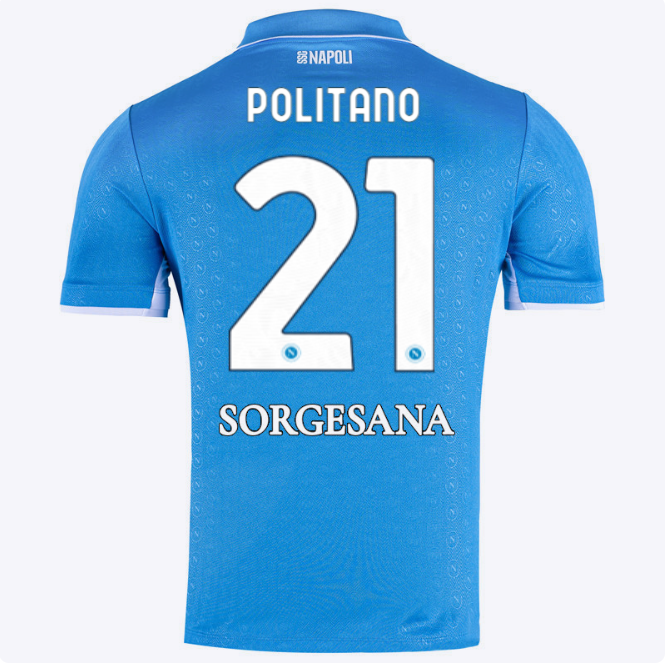 ssc neapel heimtrikot 20242025 – 21 – matteo politano Kategorie | SSC Napoli Trikots für Wahre Fans
