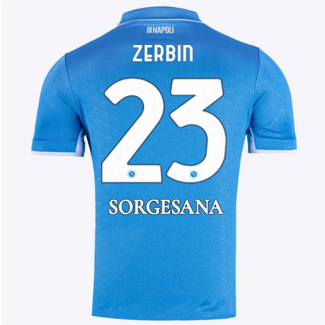 ssc neapel heimtrikot 20242025 – 23 – alessio zerbin Kategorie | SSC Napoli Trikots für Wahre Fans
