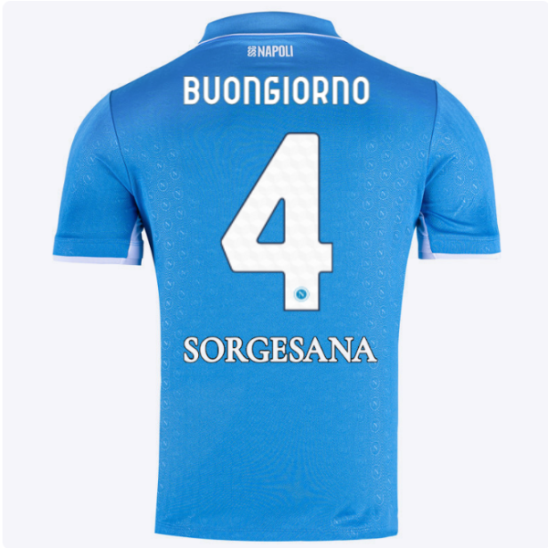 ssc neapel heimtrikot 20242025 – 4 – alessandro buongiorno Kategorie | SSC Napoli Trikots für Wahre Fans