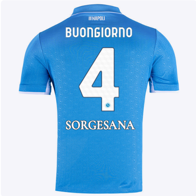 ssc neapel heimtrikot 20242025 – 4 – alessandro buongiorno Kategorie | SSC Napoli Trikots für Wahre Fans