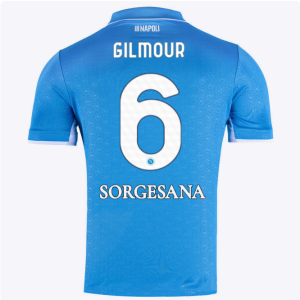 ssc neapel heimtrikot 20242025 – 6 – billy gilmour Kategorie | SSC Napoli Trikots für Wahre Fans