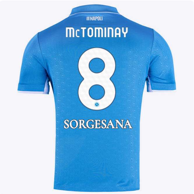ssc neapel heimtrikot 20242025 – 8 – scott mctominay Kategorie | SSC Napoli Trikots für Wahre Fans