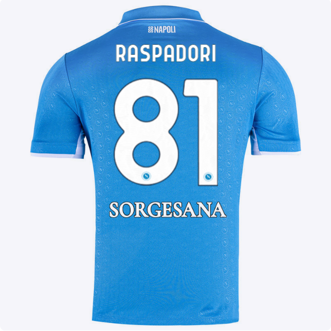 ssc neapel heimtrikot 20242025 – 81 – giacomo raspadori Kategorie | SSC Napoli Trikots für Wahre Fans