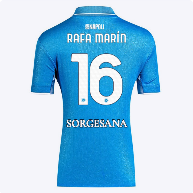 ssc neapel heimtrikot für damen 20242025 – 16 – rafa marín Kategorie | SSC Napoli Trikots für Wahre Fans