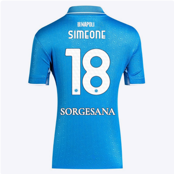 ssc neapel heimtrikot für damen 20242025 – 18 – giovanni simeone Kategorie | SSC Napoli Trikots für Wahre Fans