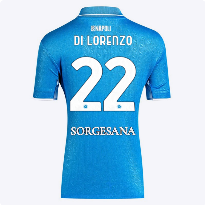 ssc neapel heimtrikot für damen 20242025 – 22 – giovanni di lorenzo Kategorie | SSC Napoli Trikots für Wahre Fans