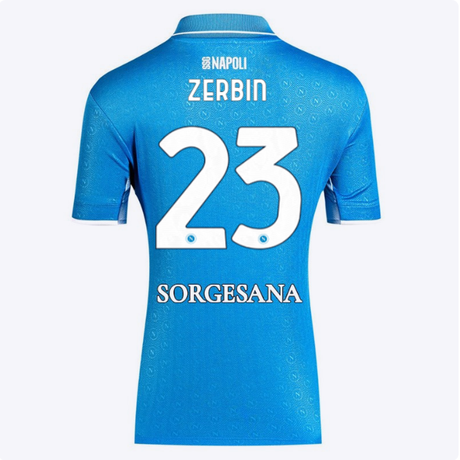 ssc neapel heimtrikot für damen 20242025 – 23 – alessio zerbin Kategorie | SSC Napoli Trikots für Wahre Fans