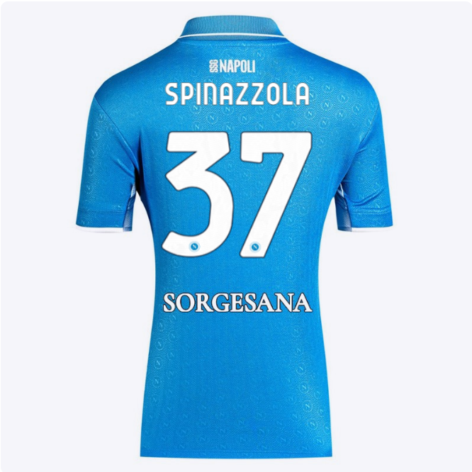 ssc neapel heimtrikot für damen 20242025 – 37 – leonardo spinazzola Kategorie | SSC Napoli Trikots für Wahre Fans