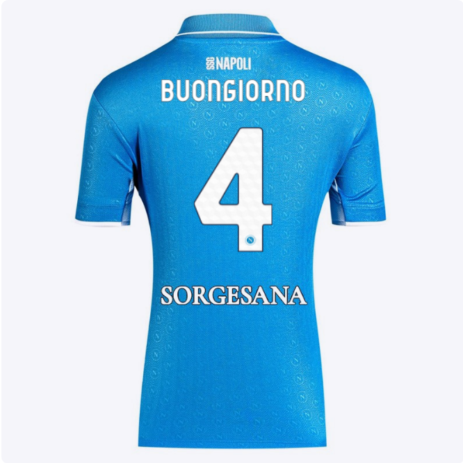 ssc neapel heimtrikot für damen 20242025 – 4 – alessandro buongiorno Kategorie | SSC Napoli Trikots für Wahre Fans