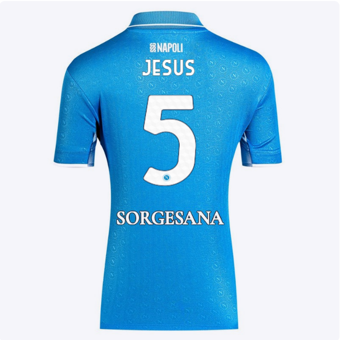 ssc neapel heimtrikot für damen 20242025 – 5 – juan jesus Kategorie | SSC Napoli Trikots für Wahre Fans