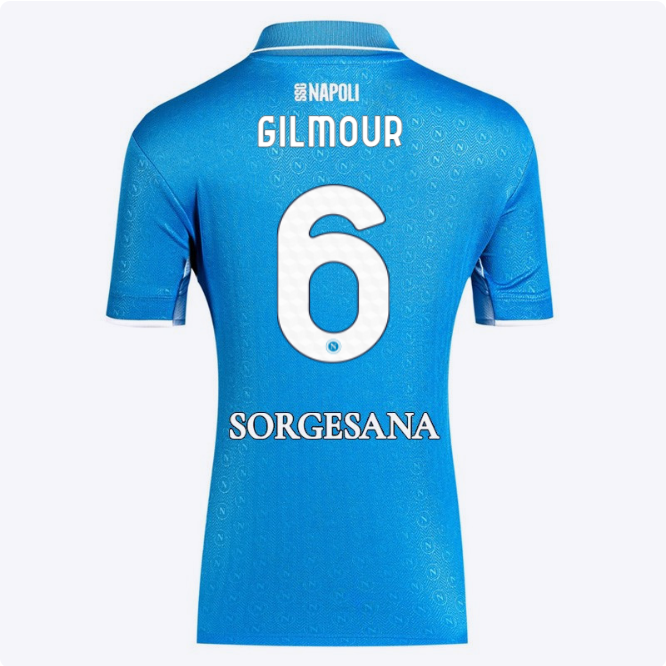 ssc neapel heimtrikot für damen 20242025 – 6 – billy gilmour Kategorie | SSC Napoli Trikots für Wahre Fans