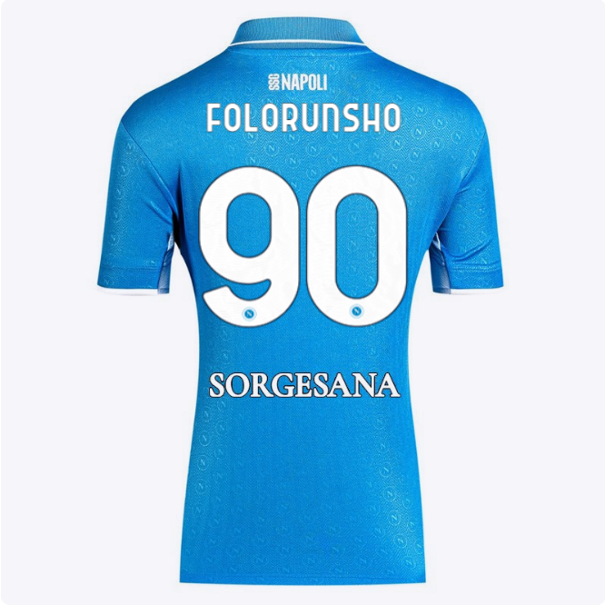 ssc neapel heimtrikot für damen 20242025 – 90 – michael folorunsho Kategorie | SSC Napoli Trikots für Wahre Fans