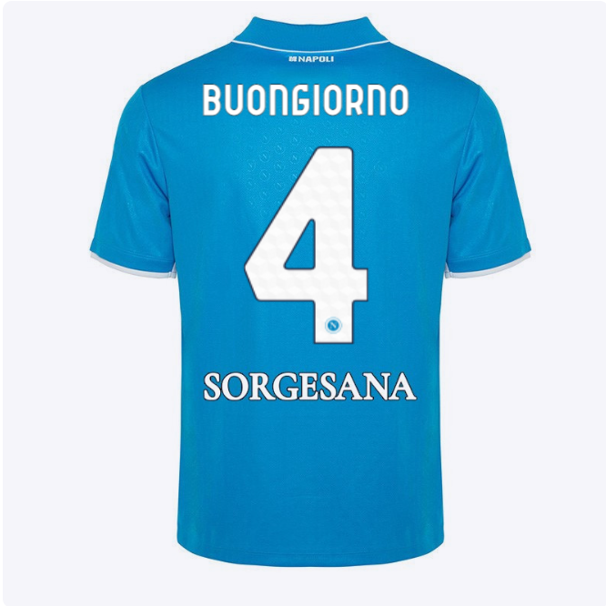 ssc neapel heimtrikot für kinder 20242025 – 4 – alessandro buongiorno Kategorie | SSC Napoli Trikots für Wahre Fans