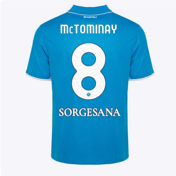 ssc neapel heimtrikot für kinder 20242025 – 8 – scott mctominay Kategorie | SSC Napoli Trikots für Wahre Fans