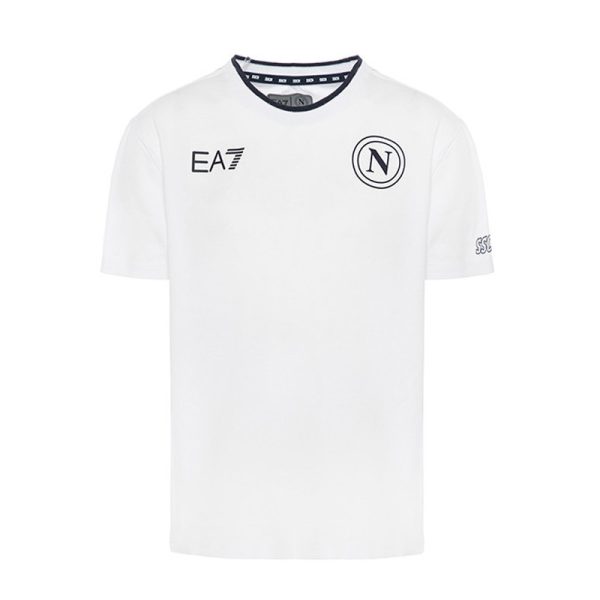 ssc neapel weißes repräsentations-t-shirt für kinder 20232024 Kategorie | SSC Napoli Trikots für Wahre Fans