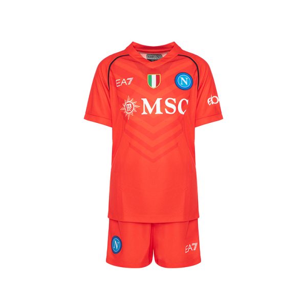 ssc neapel – orangefarbenes torwarttrikot für kinder 20232024 Kategorie | SSC Napoli Trikots für Wahre Fans