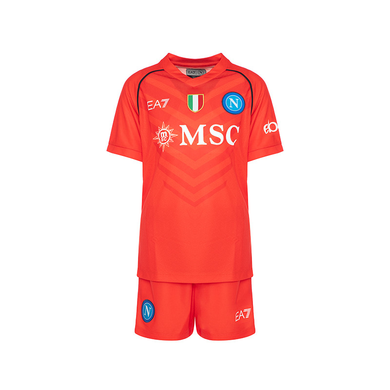 ssc neapel – orangefarbenes torwarttrikot für kinder 20232024 Kategorie | SSC Napoli Trikots für Wahre Fans