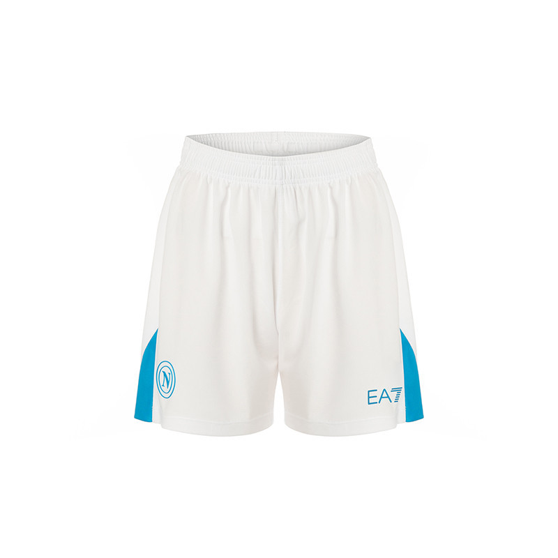 ssc neapel – weißhimmelblaue shorts für kinder 20242025 Kategorie | SSC Napoli Trikots für Wahre Fans
